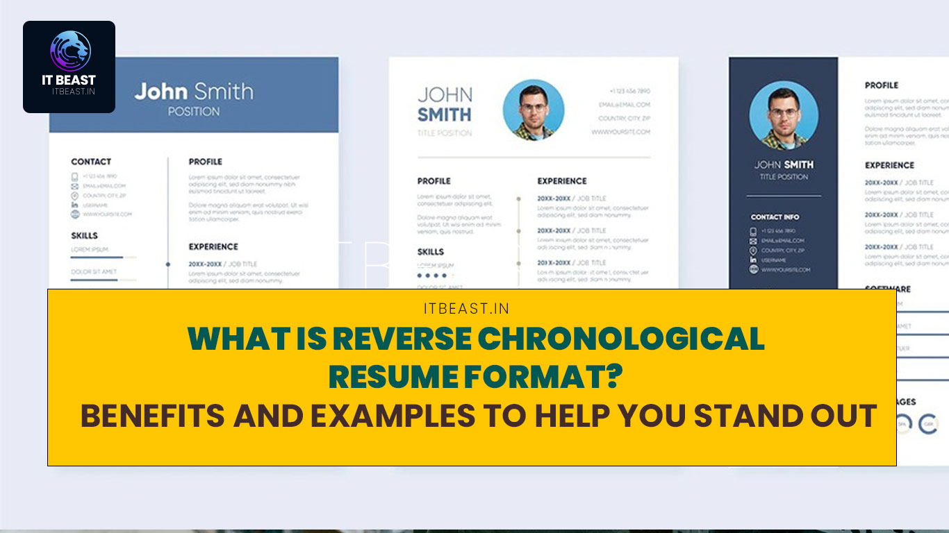 benefits of chronological resume