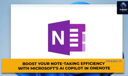 Boost Your Note-Taking Efficiency with Microsoft’s AI Copilot in OneNote