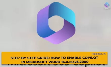 Step-by-Step Guide: How to Enable Copilot in Microsoft Word 16.0.16325.2000